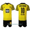 Conjunto (Camiseta+Pantalón Corto) BVB Borussia Dortmund Thorgan Hazard 10 Primera Equipación 2021/22 - Niño